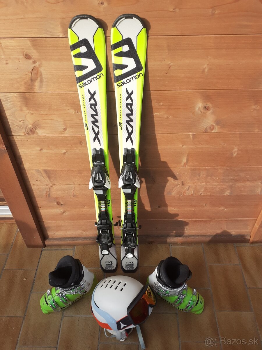 Predám detské lyže salomon x-max