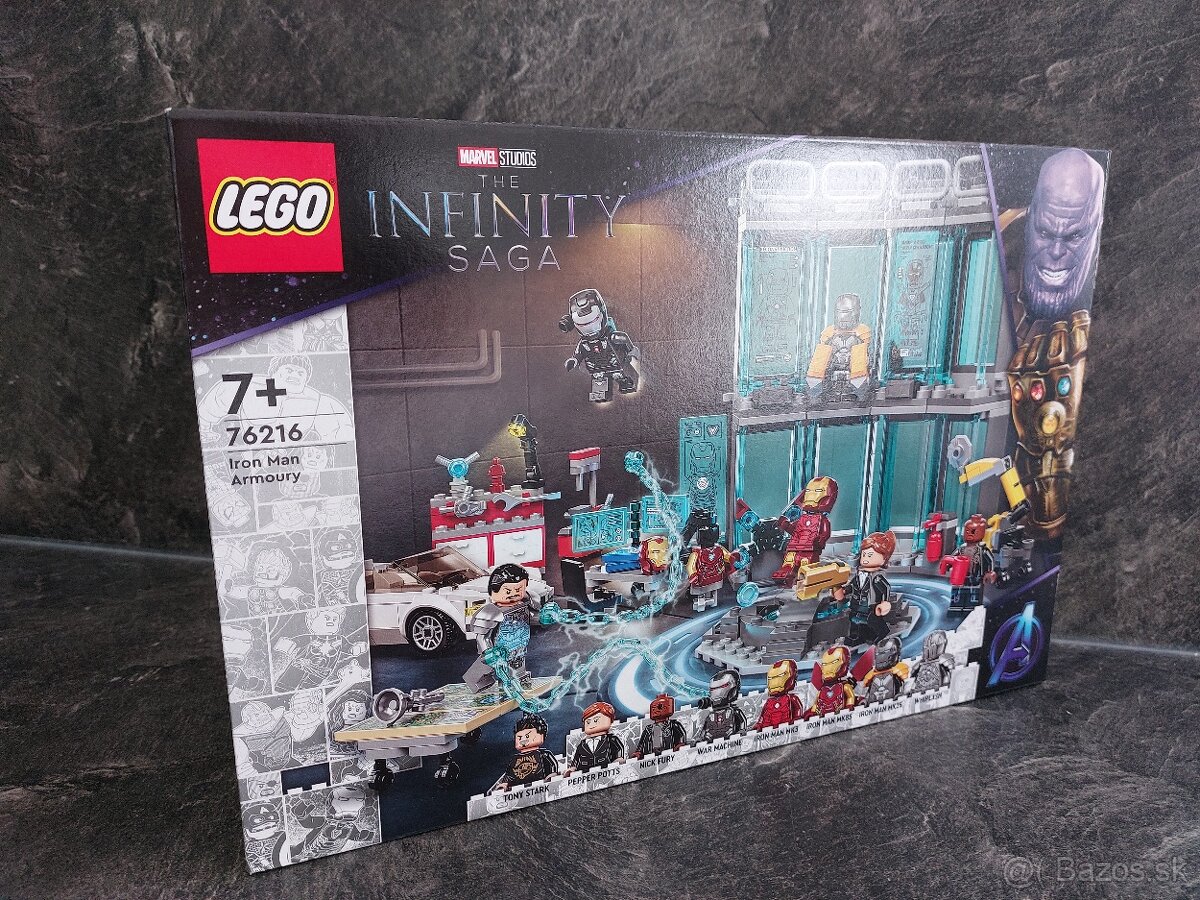 Lego Marvel 76216: Zbrojnica Iron Mana