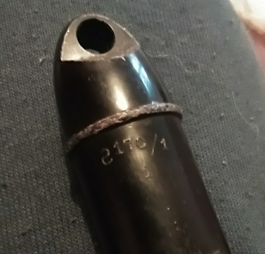 Wehrmacht píšťalka a WH posuvky značenie