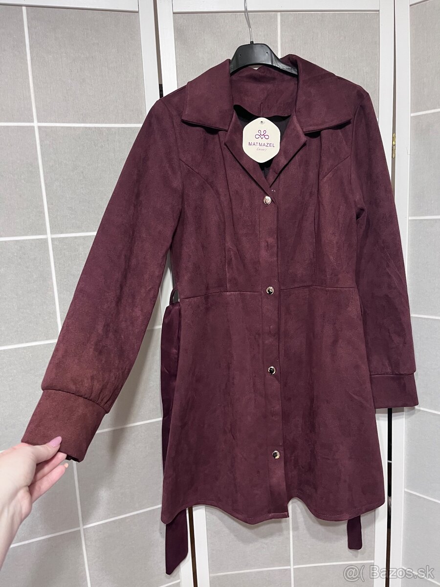 Dámske semišové šaty