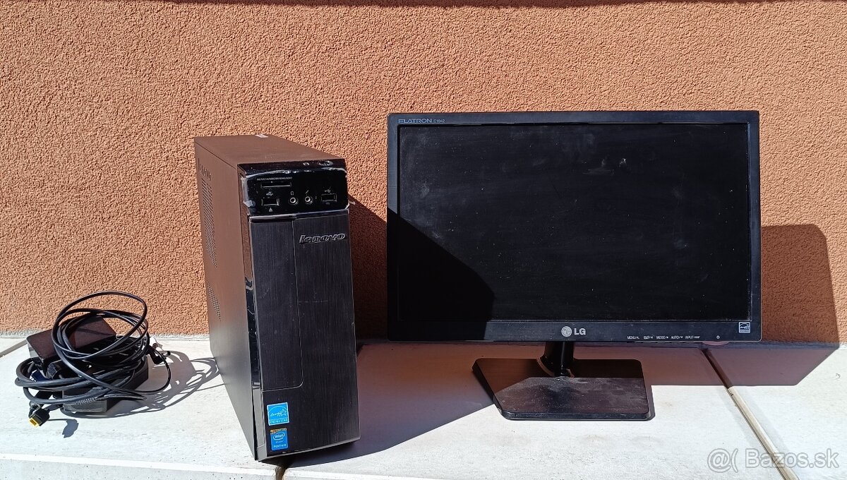 Kancelarsky počitač Lenovo + ledmonitor LG
