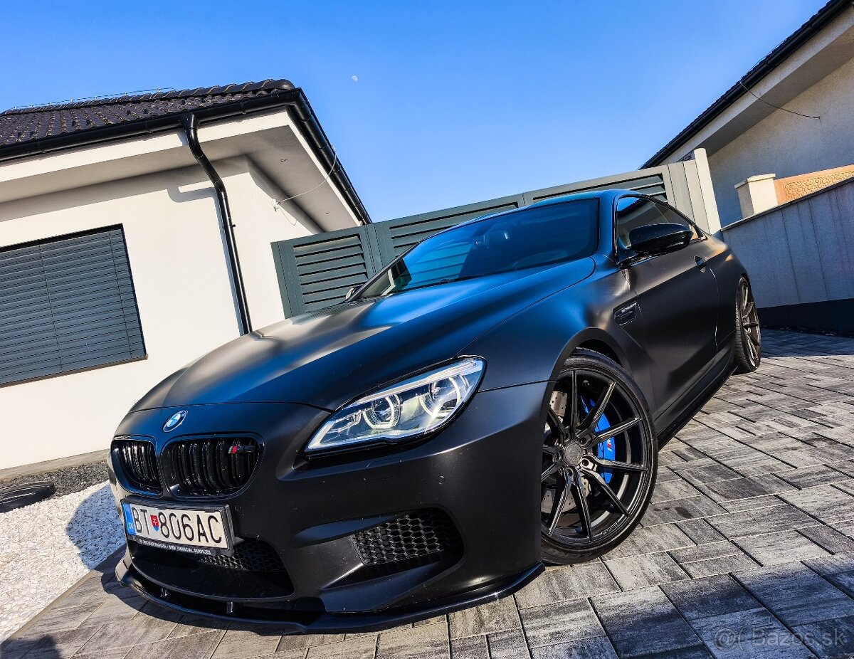 BMW M6 Facelift Coupe BLACK SATIN SK AUTO TOP STAV