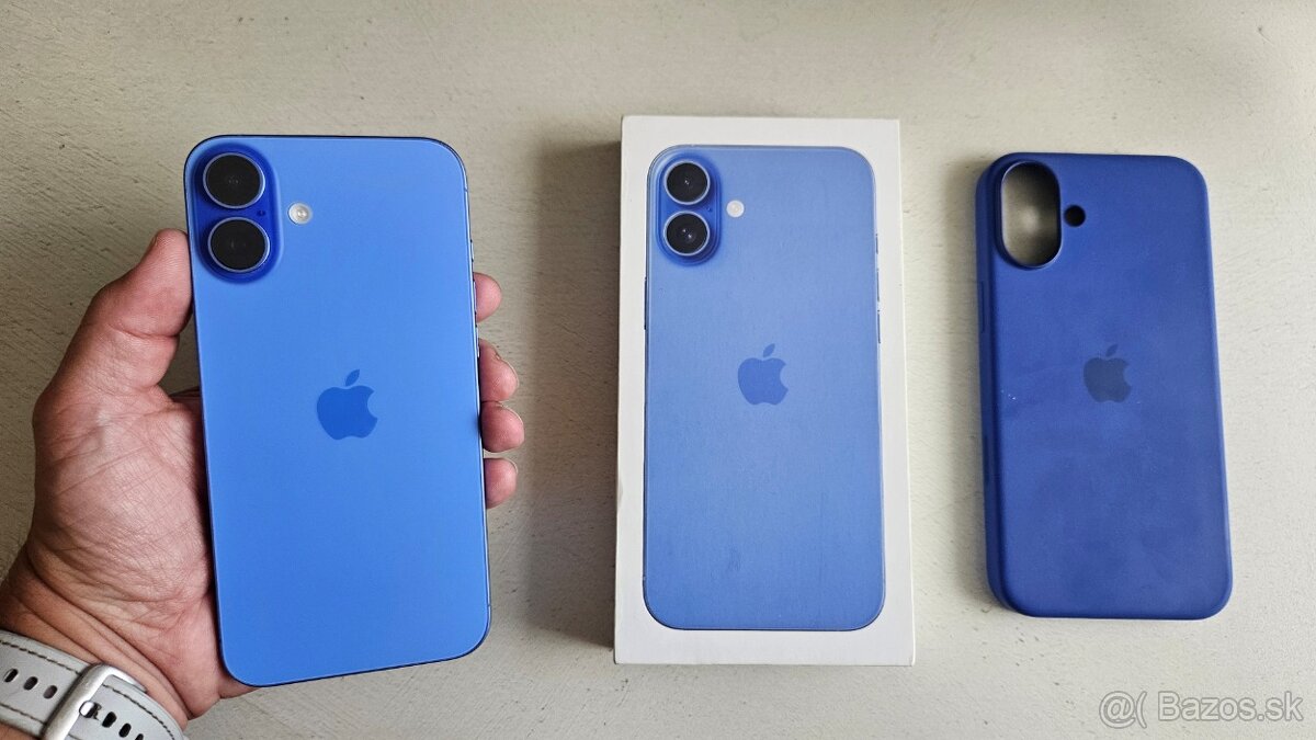 Apple iPhone 16 Plus 128GB modrý - aj vymením