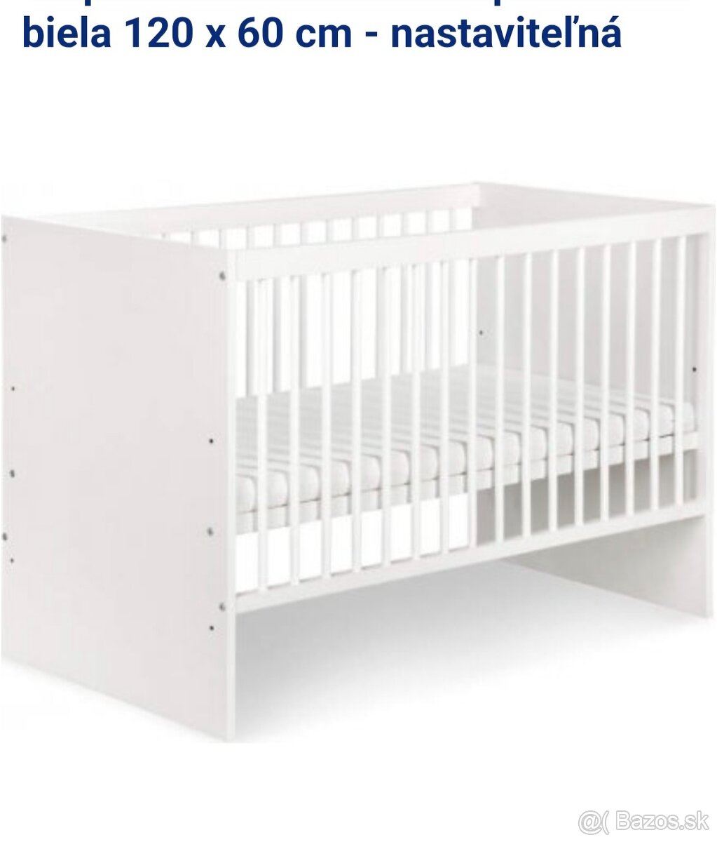 Detska postielka 120x60 s matracom
