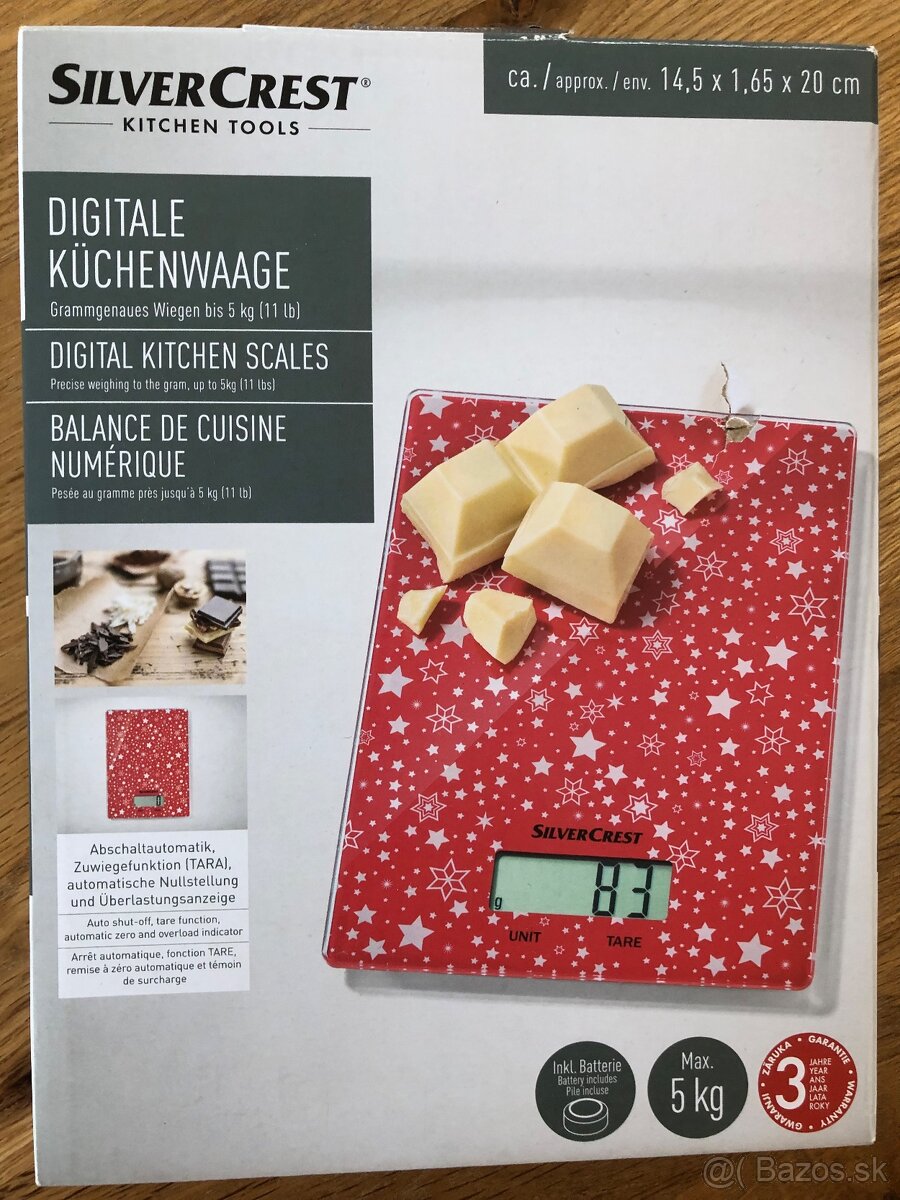 Kuchynská digitálna váha