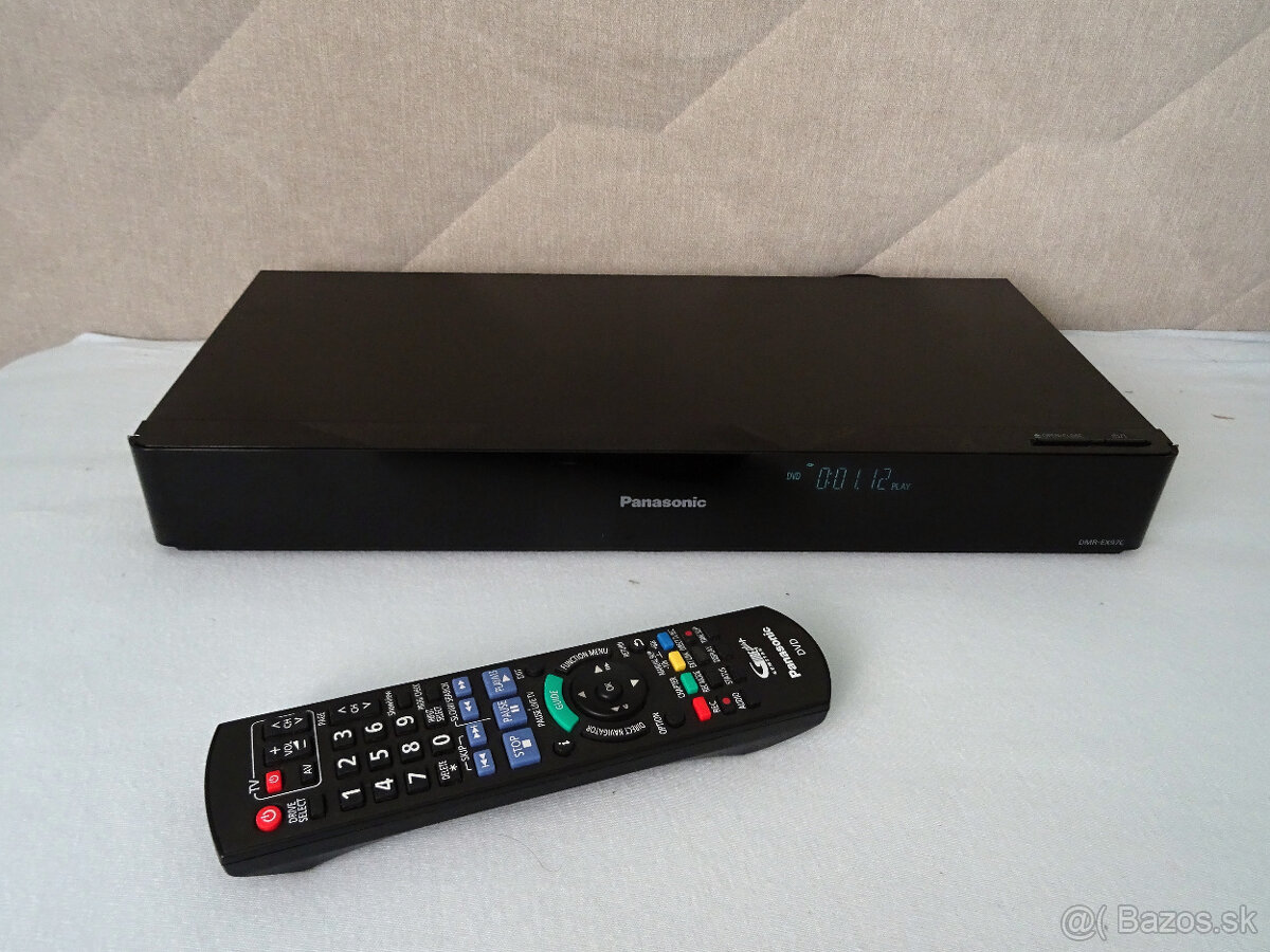 DVD rekordér Panasonic DMR-EX97C- 500 GB, DVB-C+T2 tuner, HD