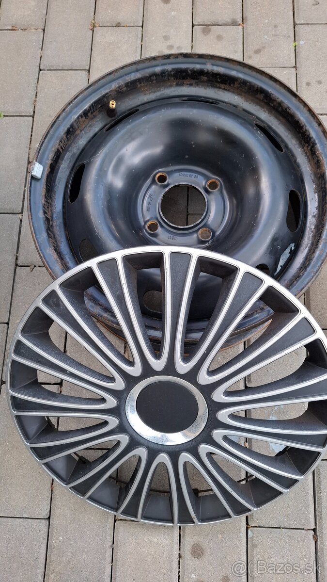 Plechové disky peugeot r15 + puklice