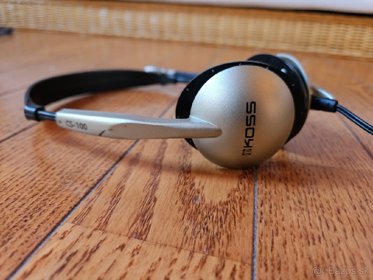 Sluchátka Koss s mikrofónom CS-100