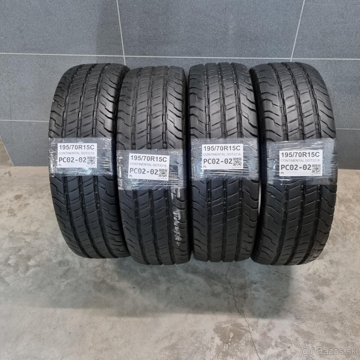 Dodávkové pneu 195/70 R15C CONTINENTAL DOT2218