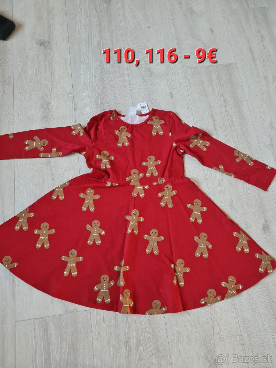Lindex Vianočné saty len 9€/ks