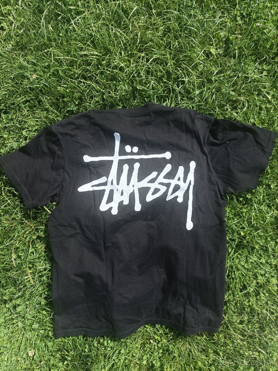Tričko stussy Graphic Čierne L