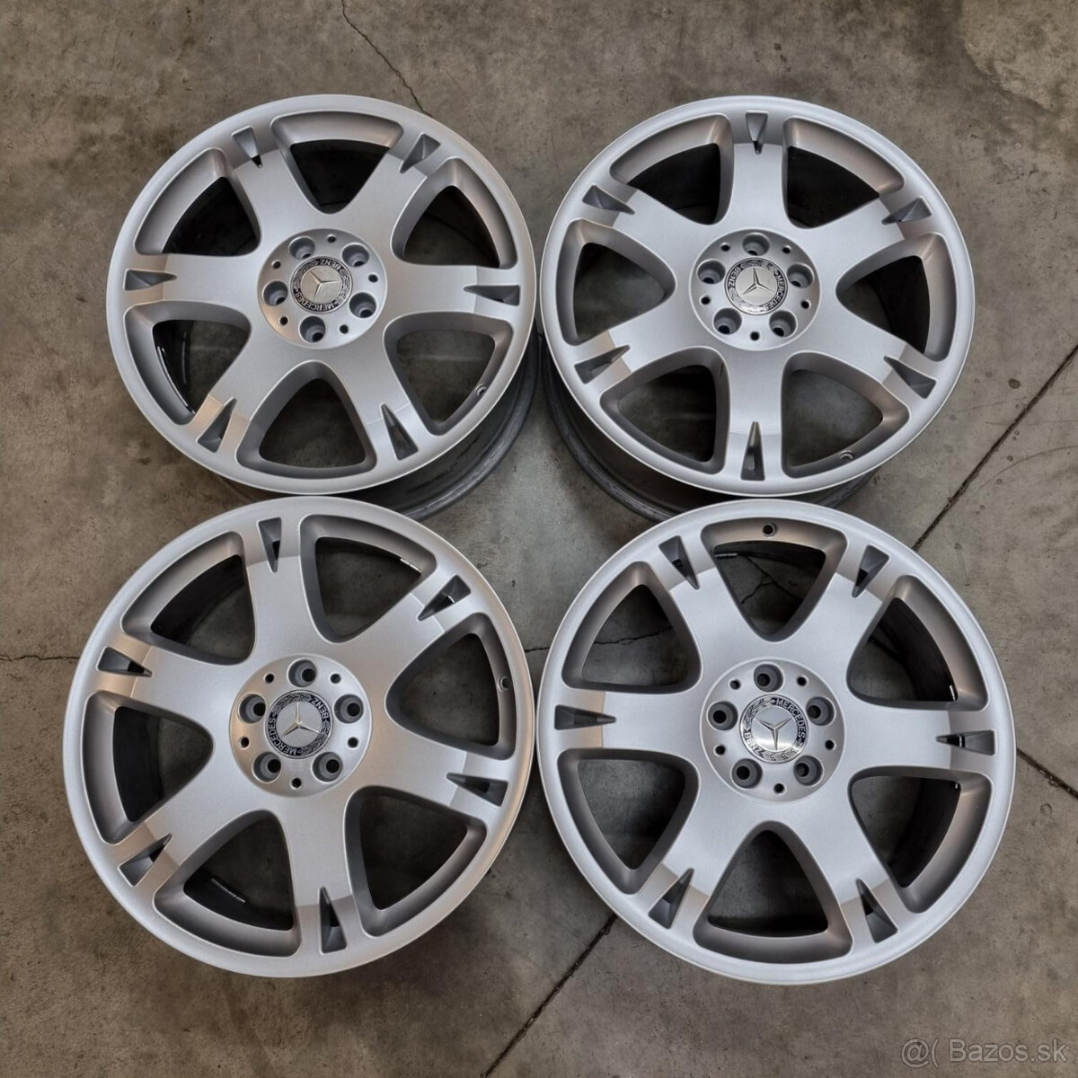 Hliníkové Mercedes disky 5x112 R19, 8J ET60