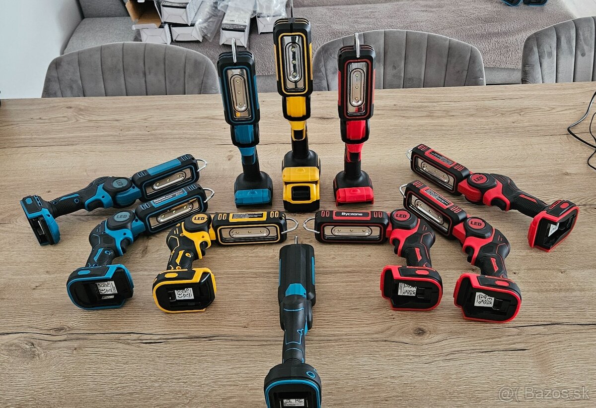 Led svetlo na batérie Dewalt, Makita, Milwaukee 18V