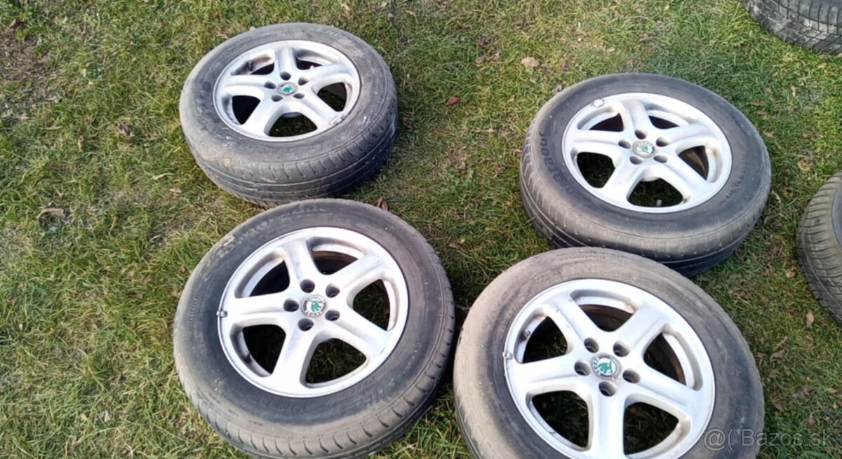 Predám elektróny hliníkové disky 5x100 r 15