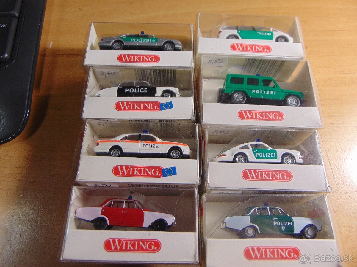 modely aut HO 1:87 WIKING-zníž.ceny