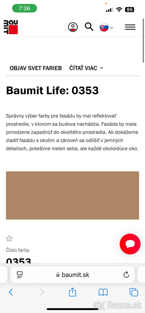 Fasádna omietka Baumit