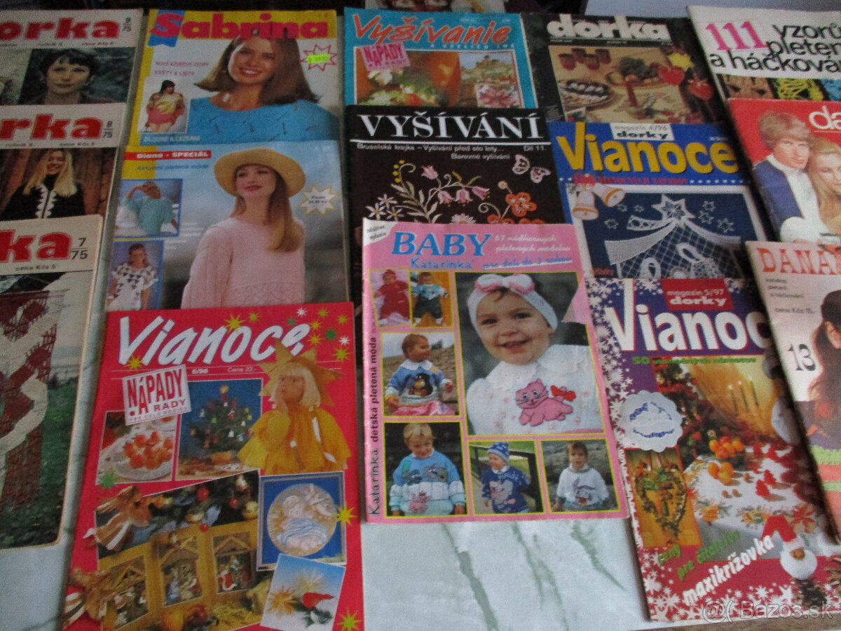 Staršie vydania časopisov na ručné práce
