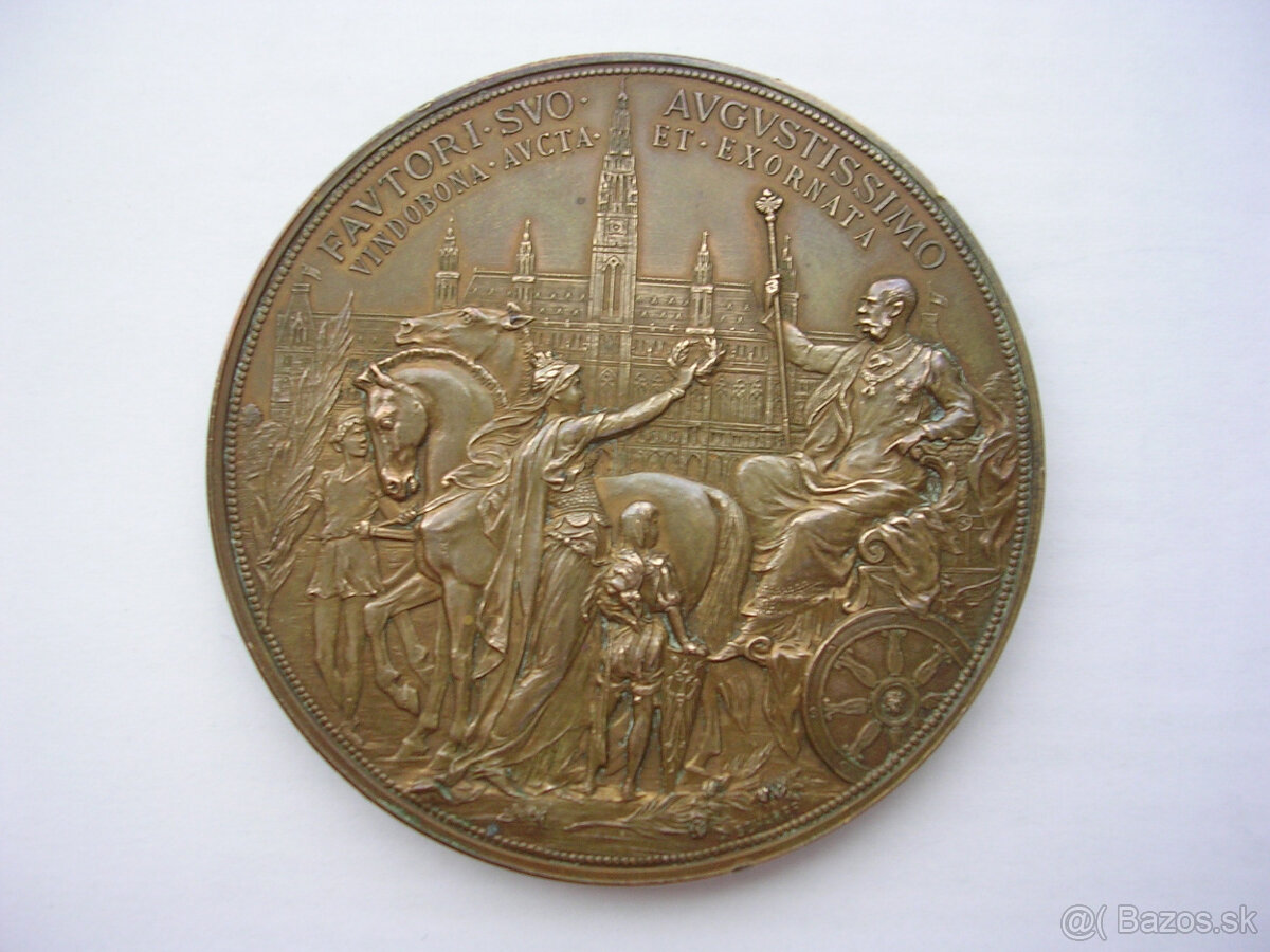 AE medaila 1888 František Jozef I. - 40.výročie vlády