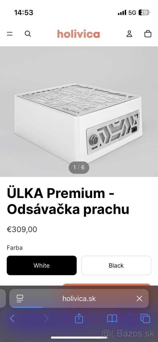 Odsávačka prachu Ulka stolová