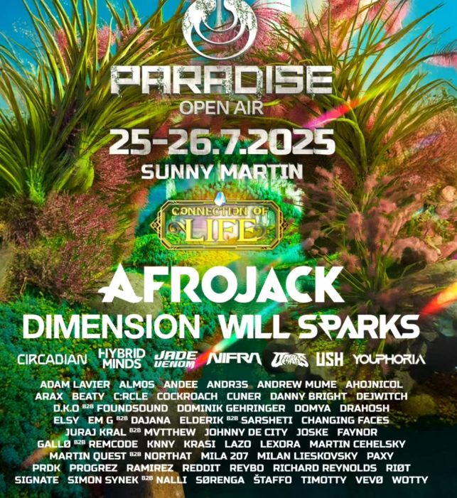 2x VIP listky dvojdňove na Paradise Open air festival