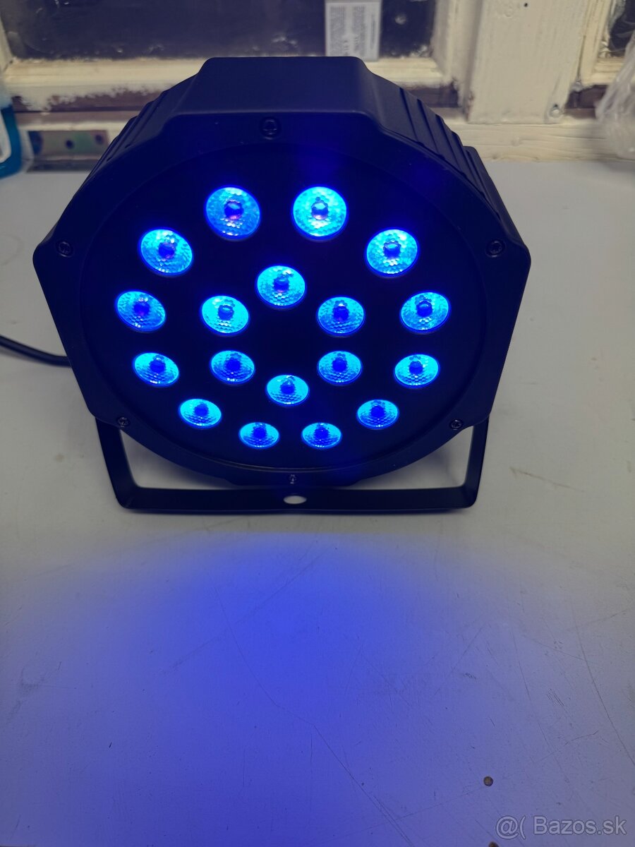 Predám UV LED PAR 18x2W
