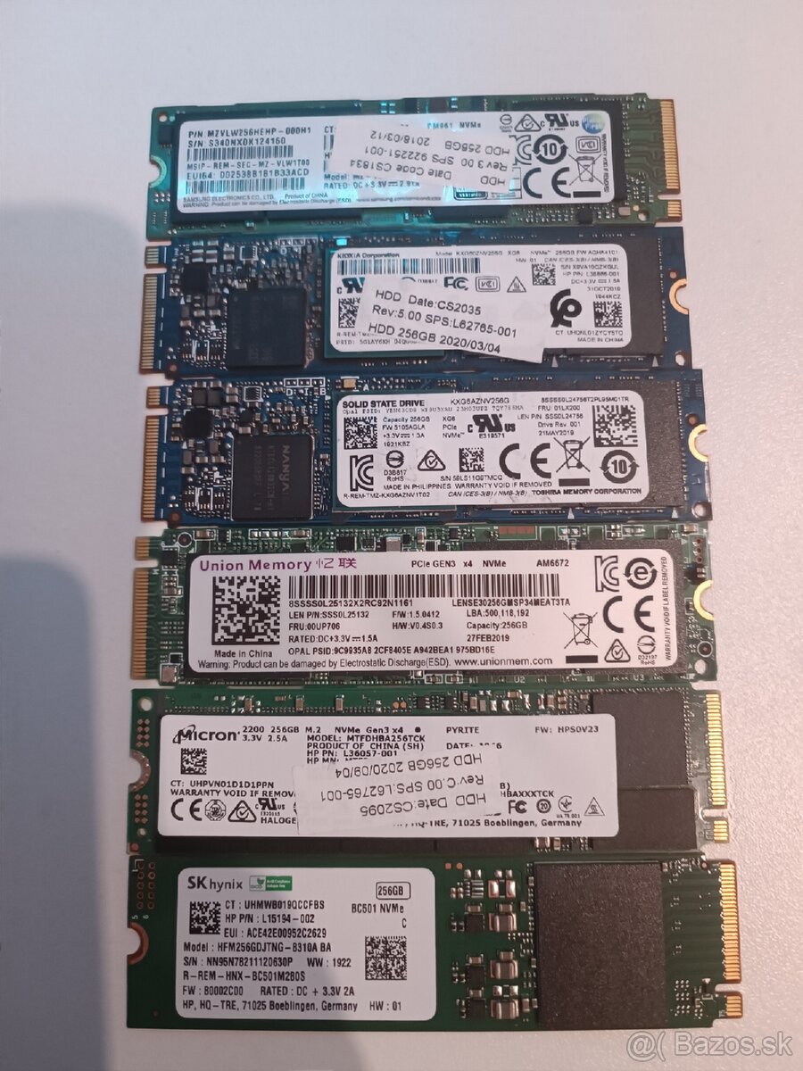 SSD M.2 NVMe 256 GB