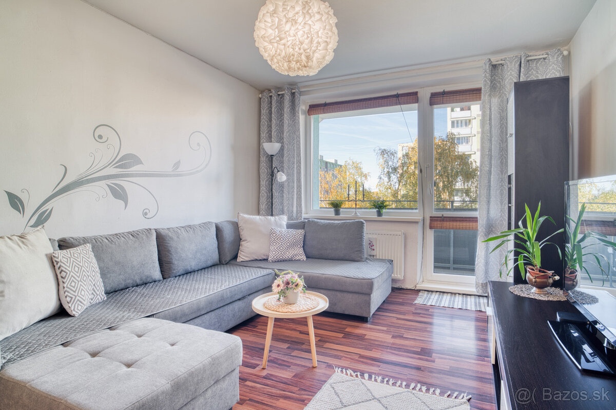 Na predaj útulný 2-izbový byt s dvomi balkónmi v Malackách