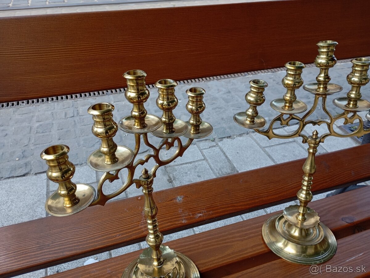 Predam pekne msadze svietniky