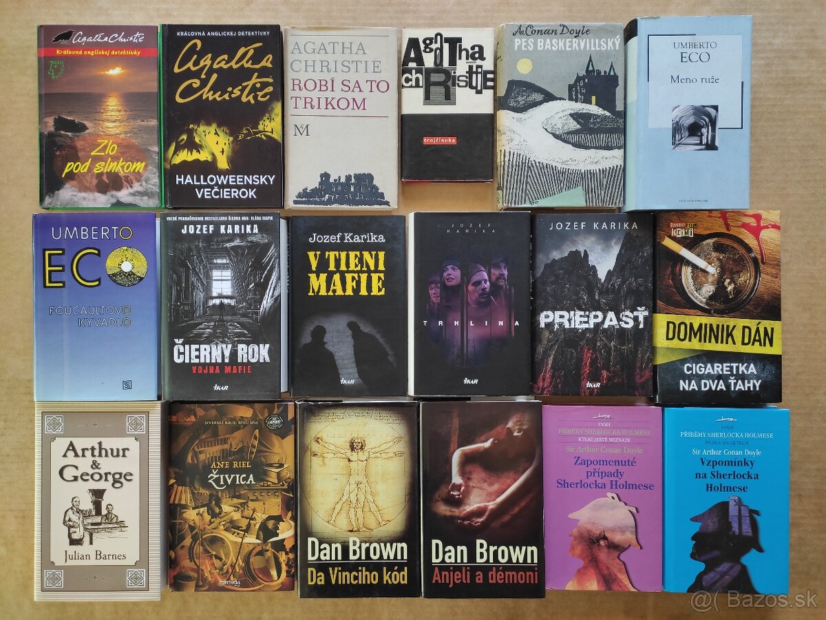 Knihy Detektívky a iné 1.