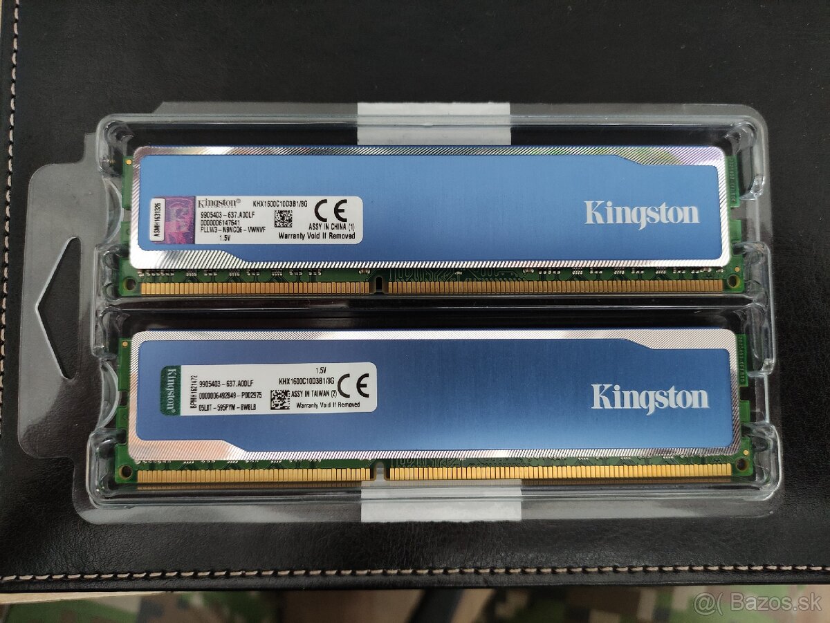 2x 8 GB DDR3