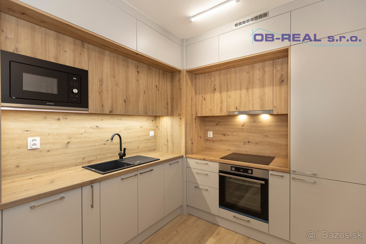 Prenajmeme zariadený 2izb byt 54,3+2,1m2, 3posch. novostavba