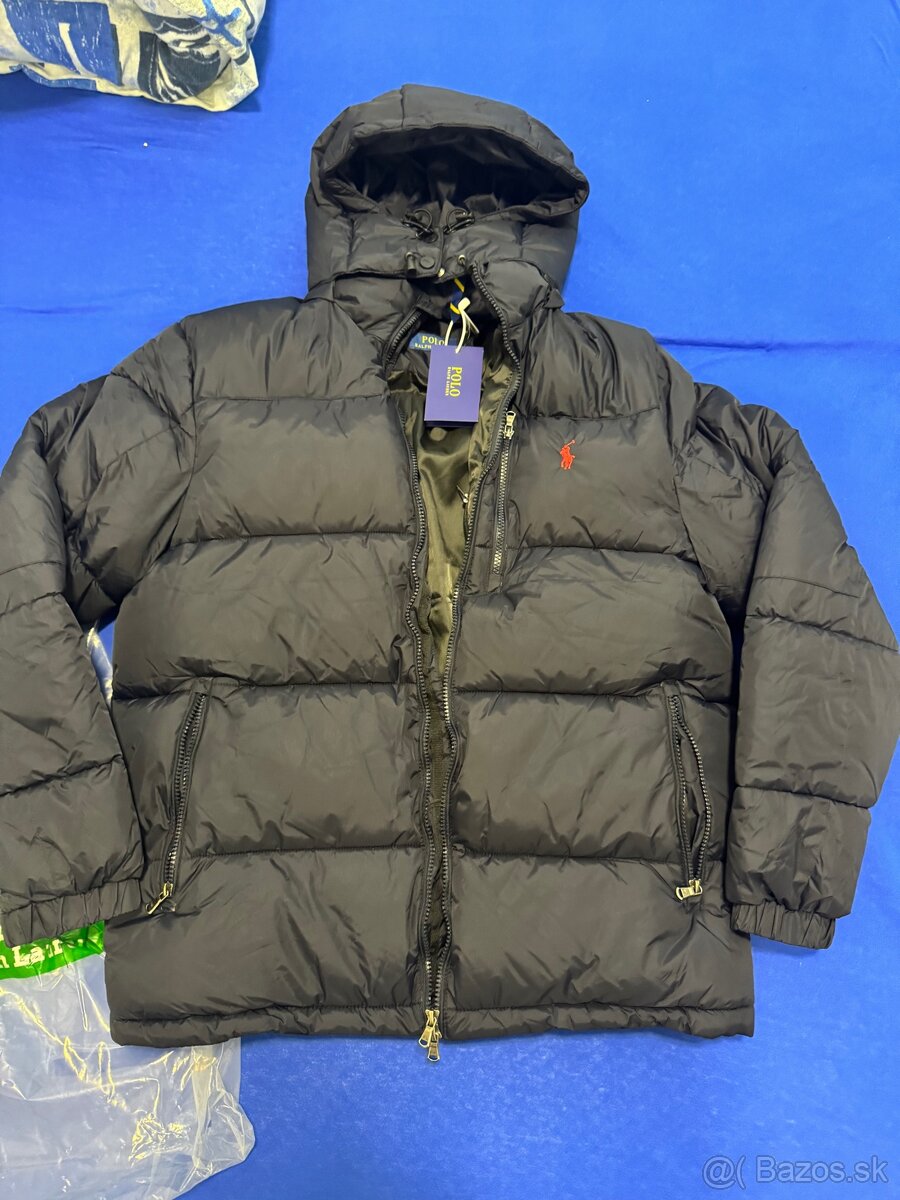 poloralphlauren modrá bunda