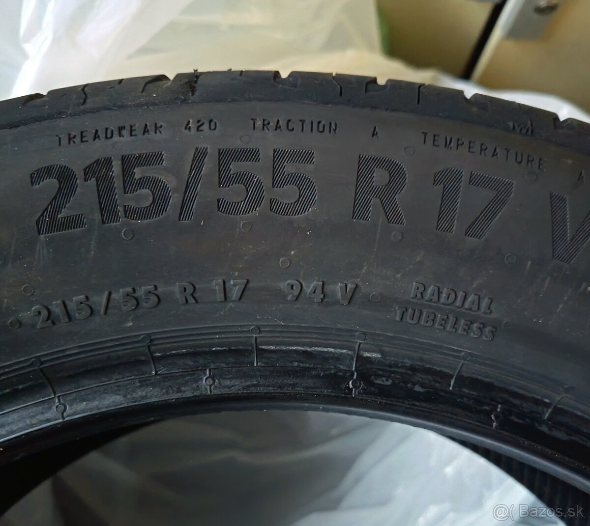 letné gumy Continental 215/55 R17 V