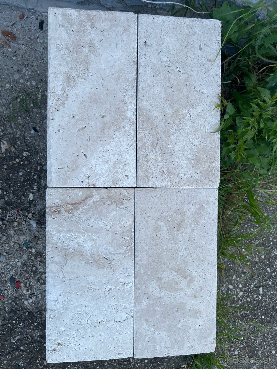 Prírodný kameň limestone rozmer 20cm/40cm 400 kusov