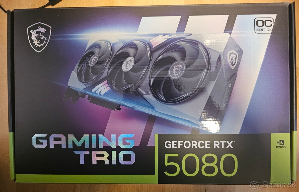 Predam MSI GeForce RTX 5080 16G GAMING TRIO OC