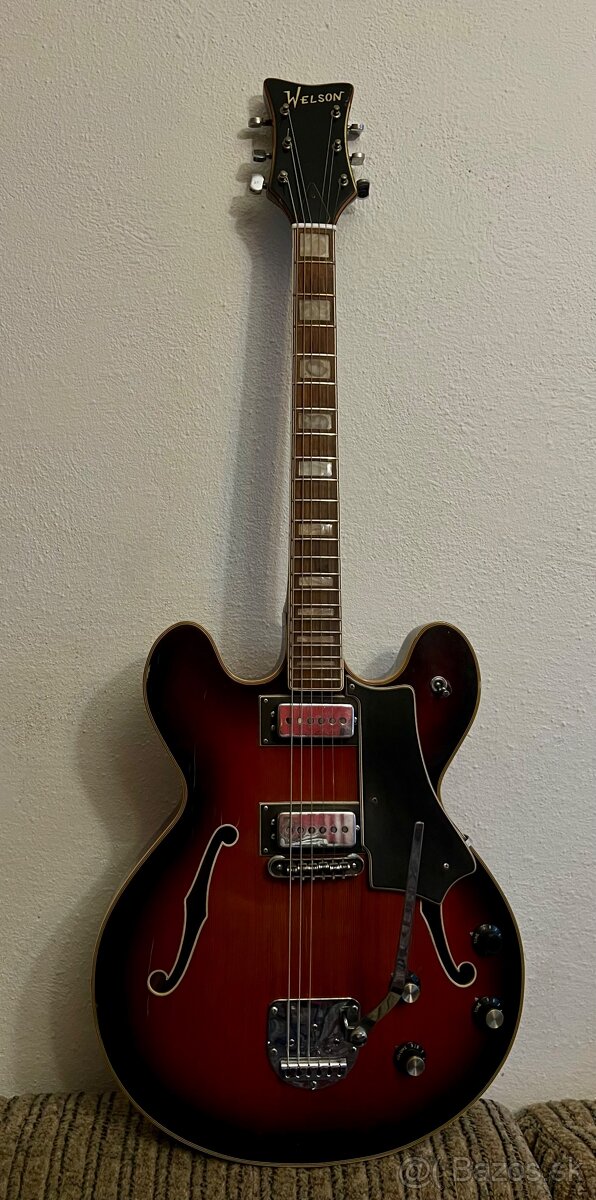 Welson elektrická gitara štýl ES-335