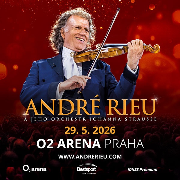 ❗André Rieu❗ O2 Aréna Praha - TOP vstupenky 29.5.2026