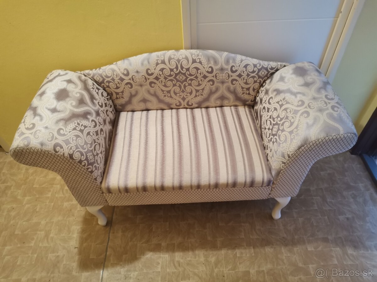 Luxusné orientálne rustikálne kreslo - sedačka