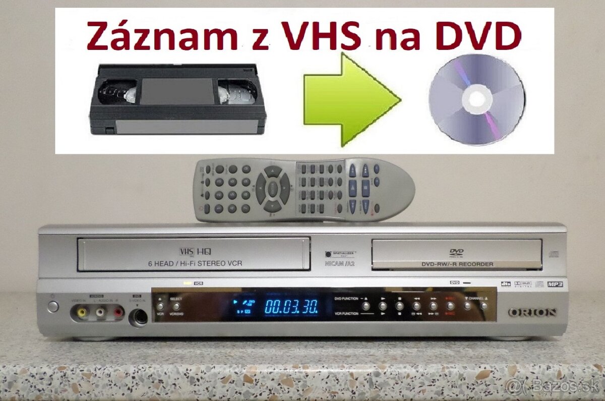 VHS-DVD rekordér Orion VDR-4002