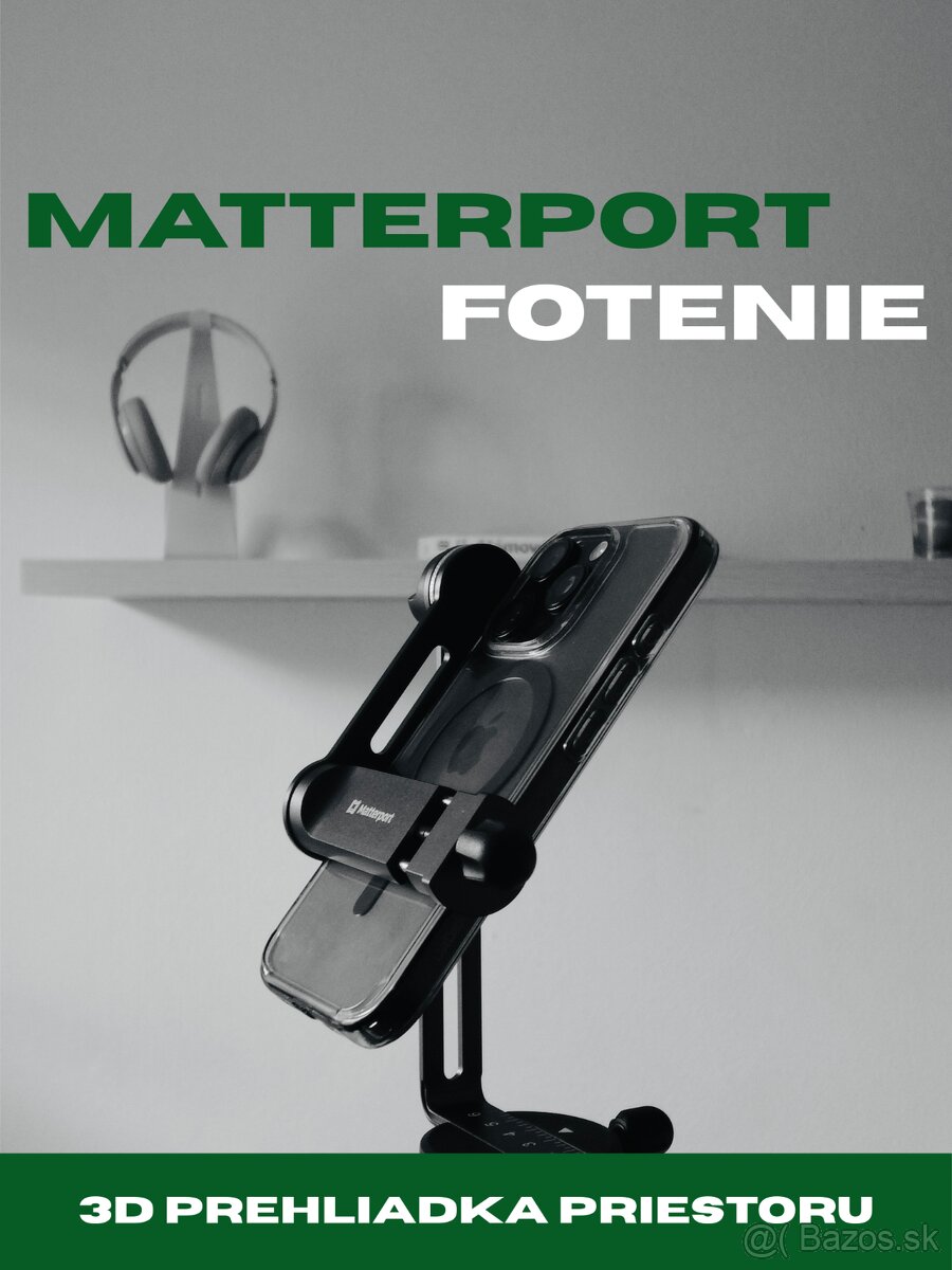 3D prehliadky a fotografie priestorov s Matterport