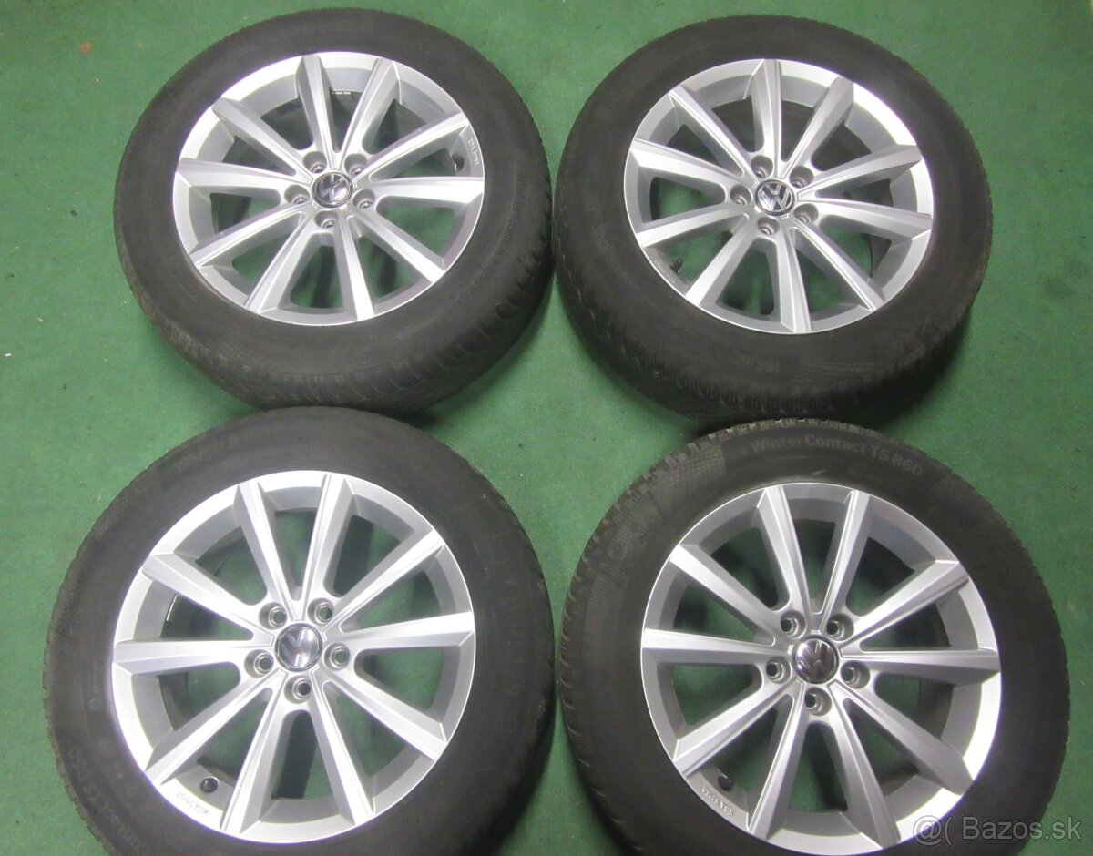 R16 zimná sada VW T-Cross rozteč 5x100 195/60R16 conti
