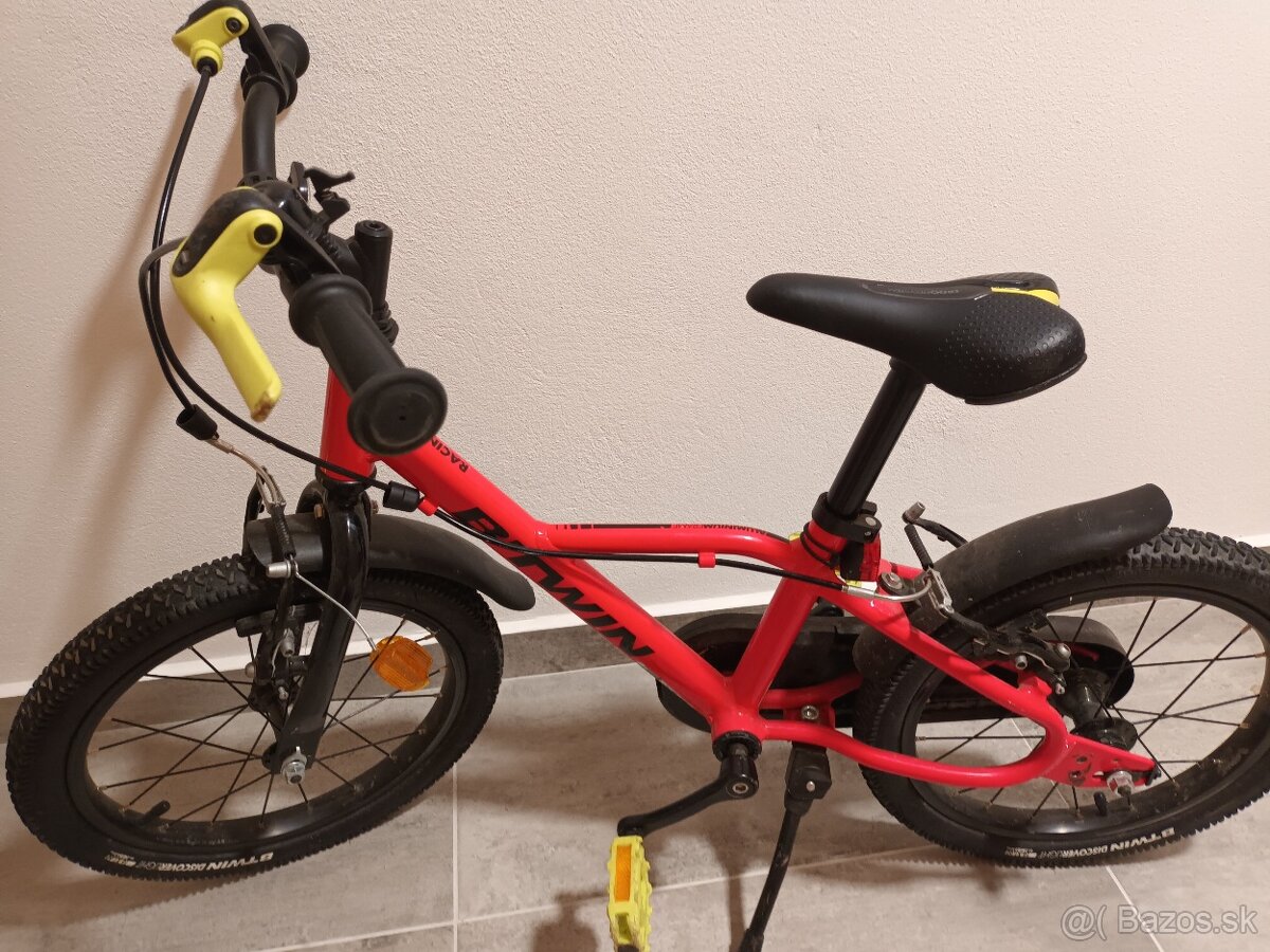 Červený bicykel Btwin "16"
