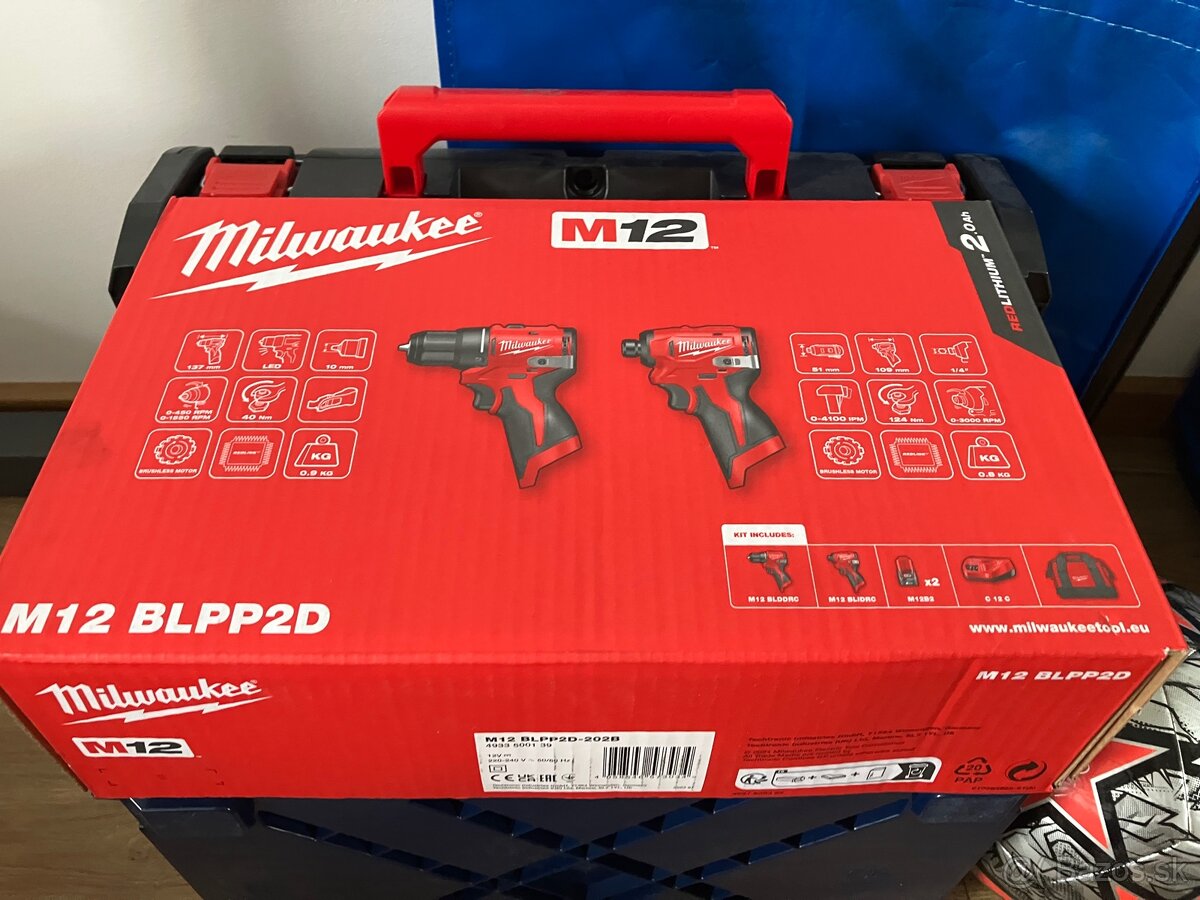 Milwaukee M12 BLPP2D-202B