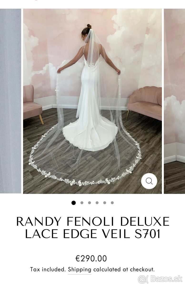 Značkový závoj Randy Fenoli Deluxe