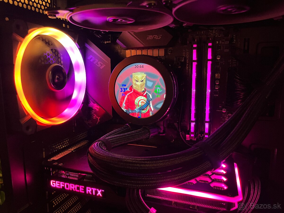 Predám herný PC i7-10700kf RTX3060Ti 32GB RAM