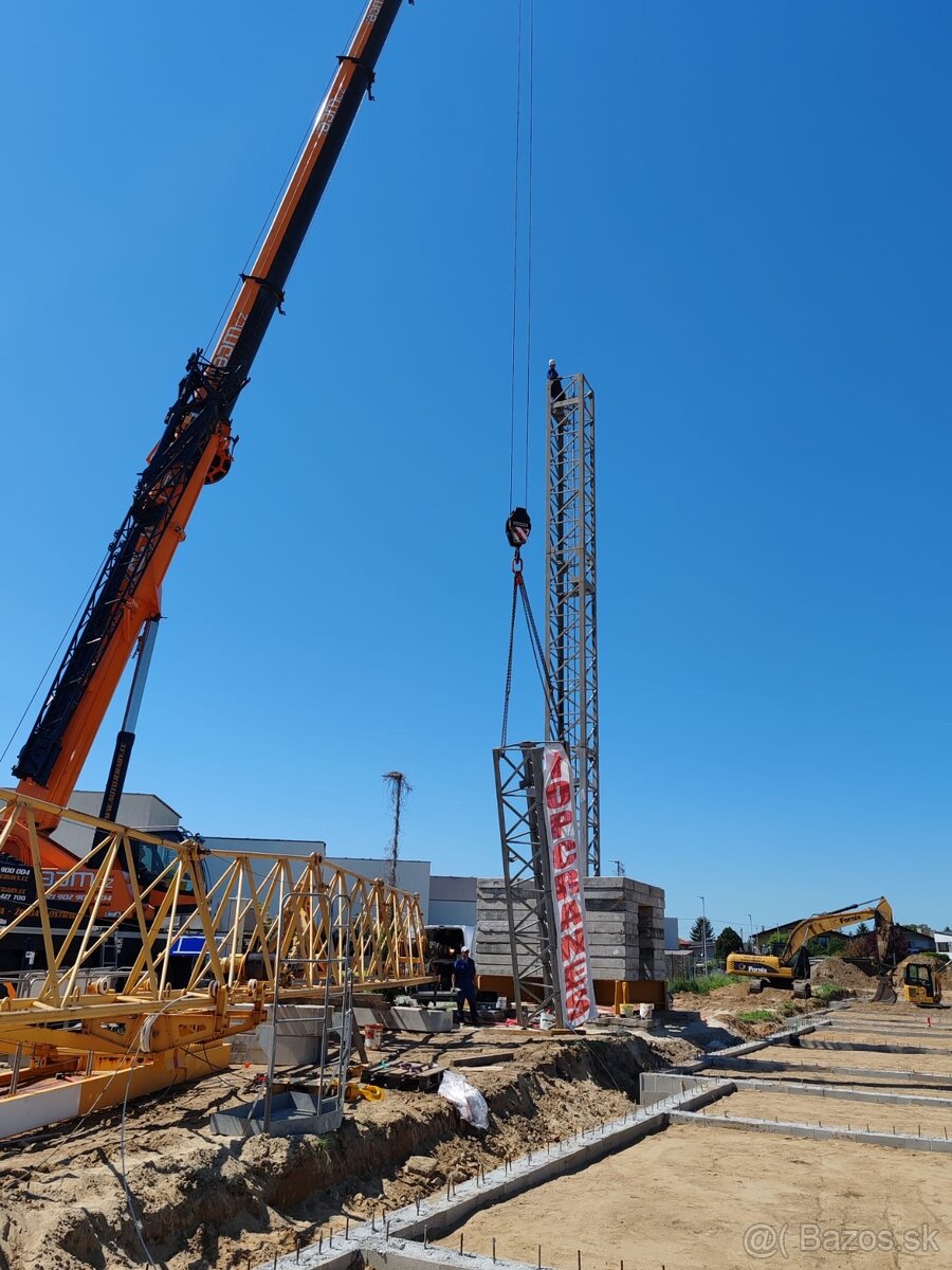 Vežový Stavebný žeriav FM 1345 TLX