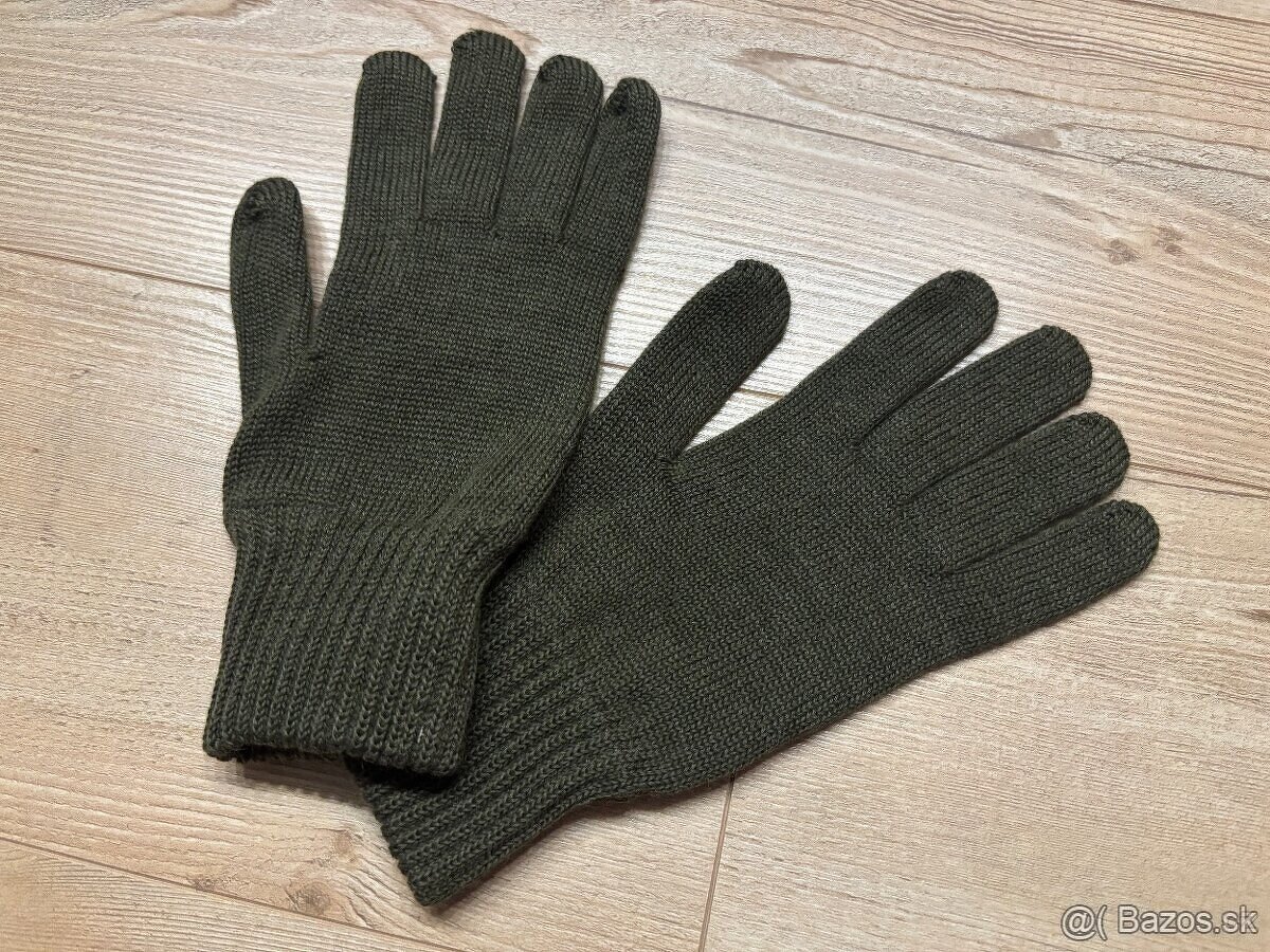 Vojenské pletené rukavice ČSLA, zimné