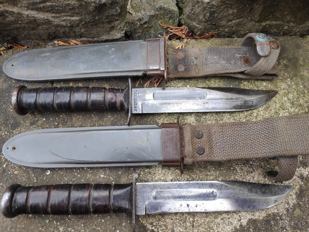 Bojový nôž US army Mk2 od f. Camillus N.Y.