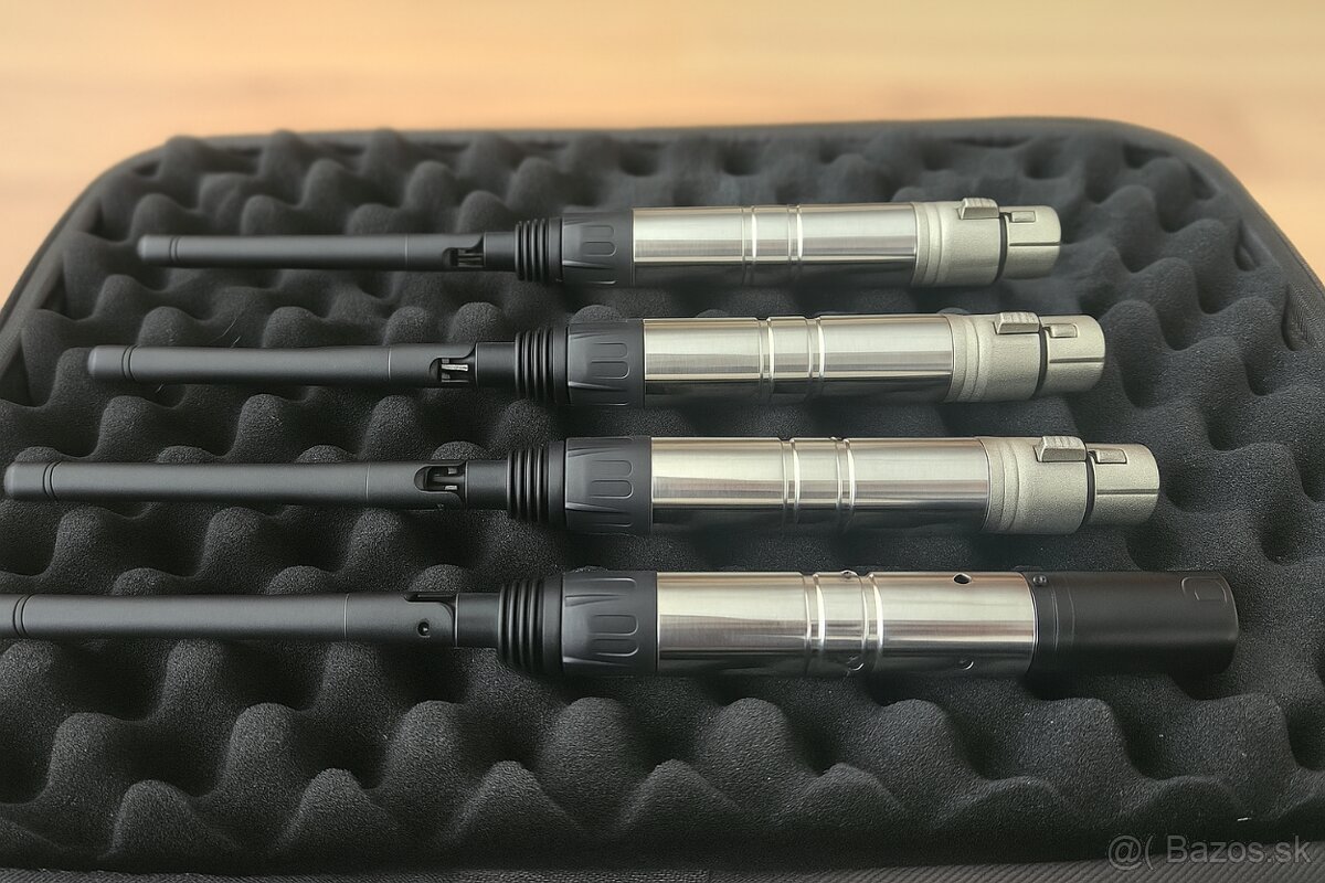 3ks bezdrôtové DMX s prijímačom v prenosnom púzdre