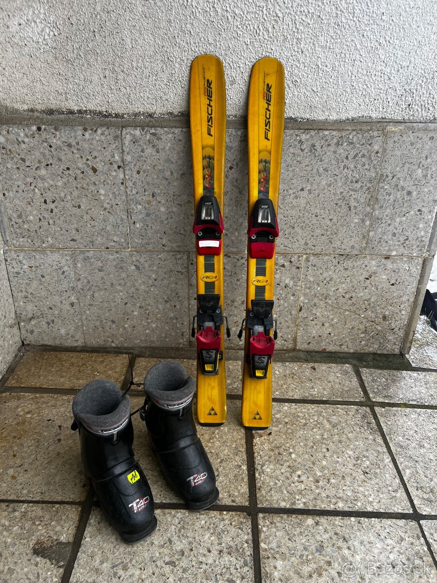 Detske lyze 80 s lyziarkami